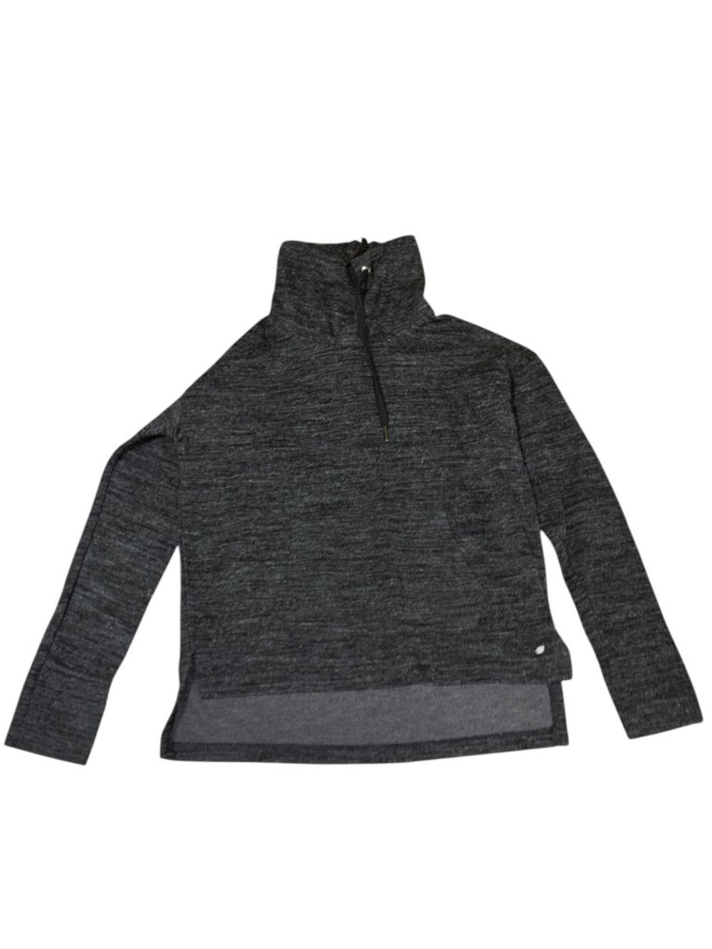 American Eagle Small Marled Cowl Neck Hi-Lo Sweatshirt